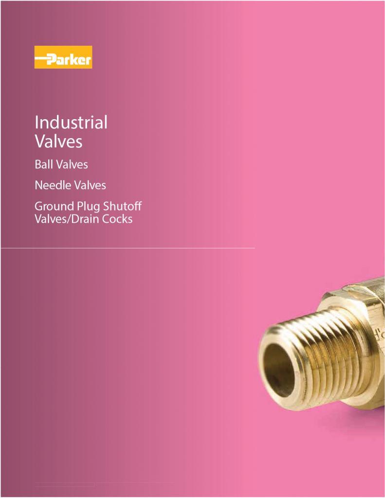 Parker Brass Industrial Valves 3501E Catalog