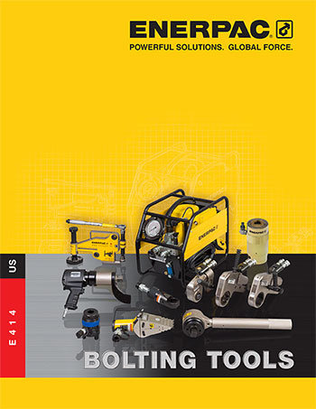 Enerpac E414 Bolting Tools Catalog Cover