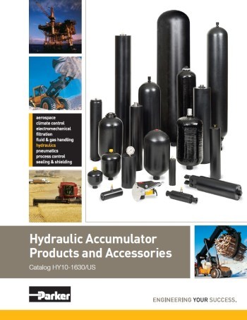 Parker Hydraulic Accumulator Products and Accessories 1630 Catalog
