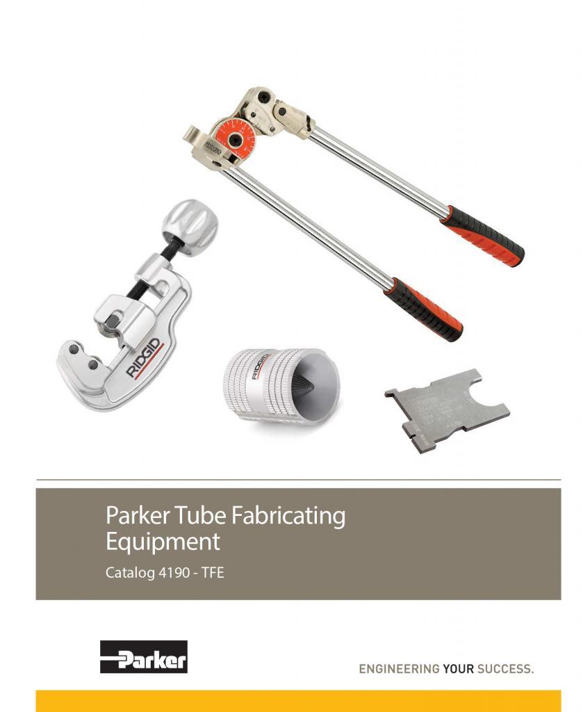 Parker Tube Fabricating Equipment 4190 Catalog